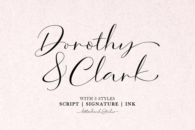 Dorothy Clark Script DEMO font