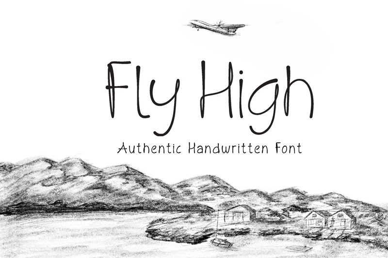 Fly High Demo font