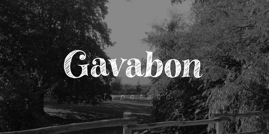 Gavabon font