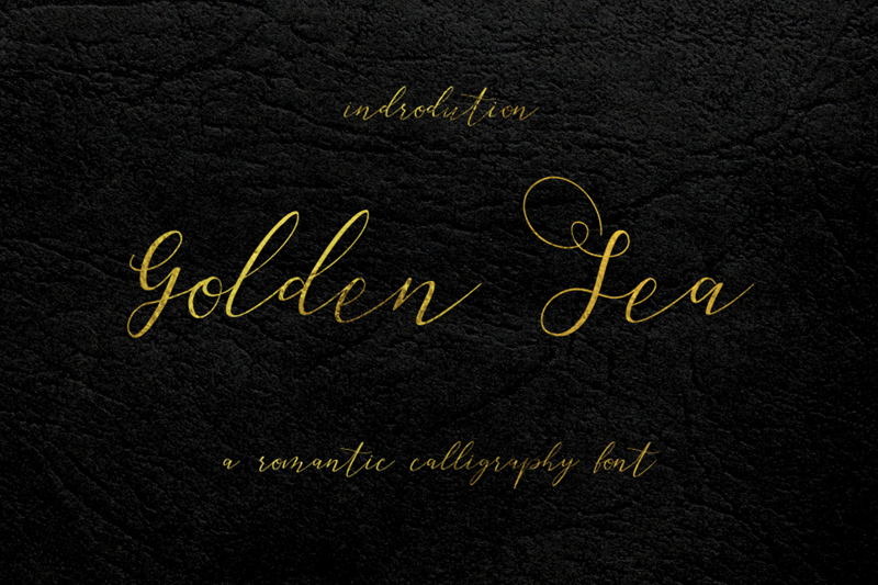 golden sea font