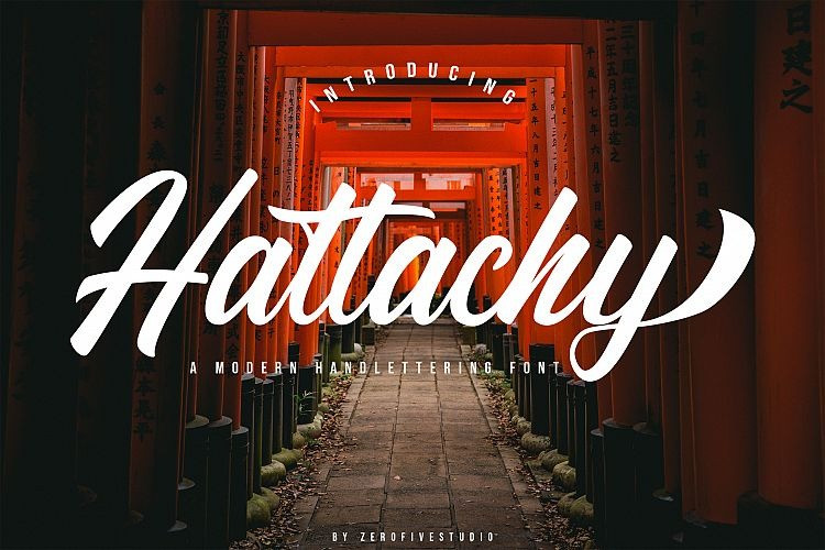 Hattachy font