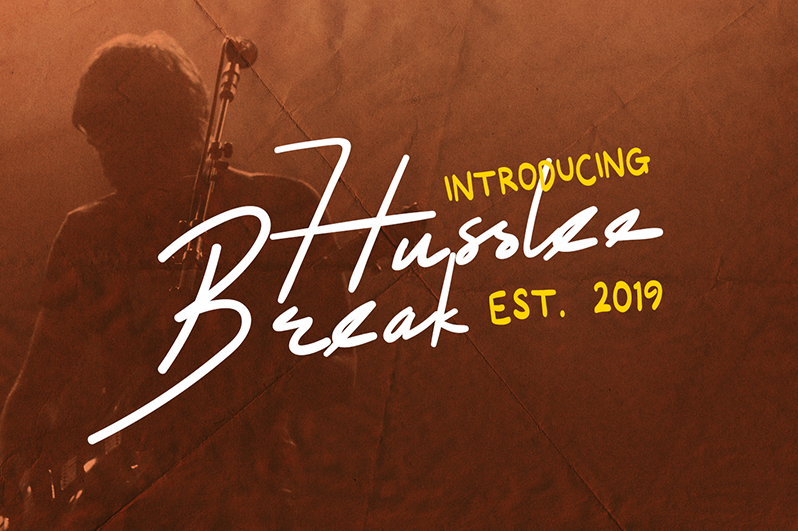 Husslee Break font