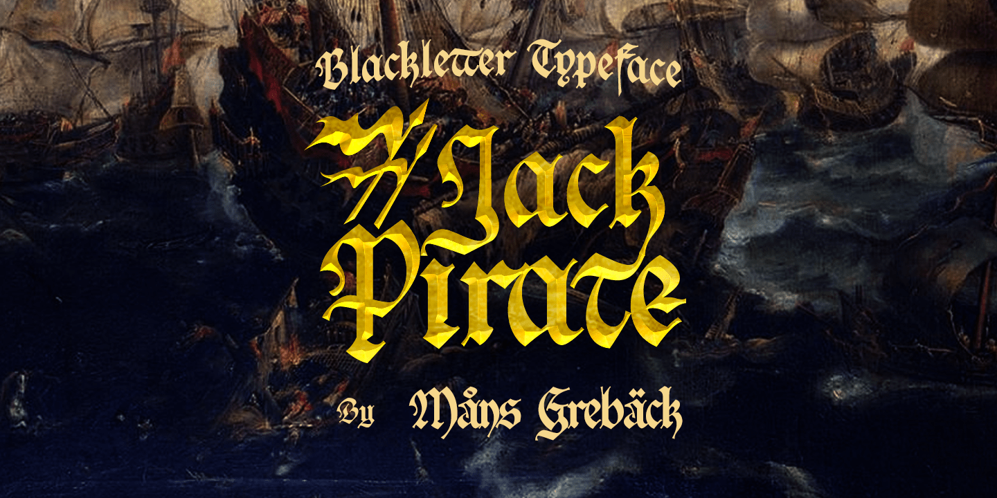Jack Pirate PERSONAL USE ONLY font