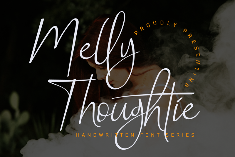 Melly Thoughtie font