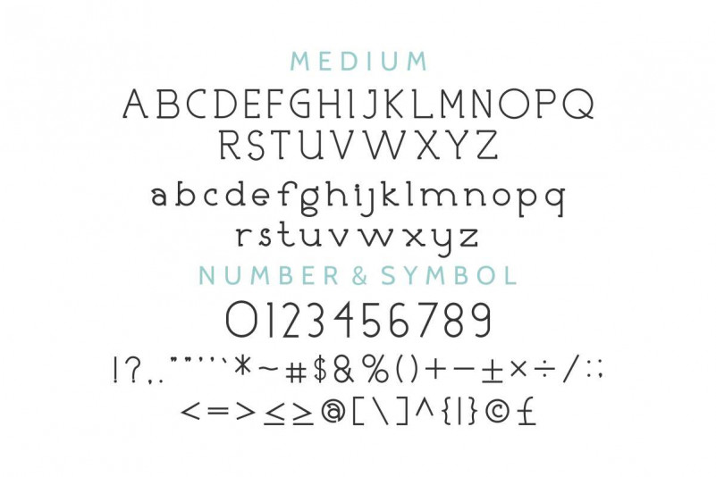 NICOLLS DEMO Medium font