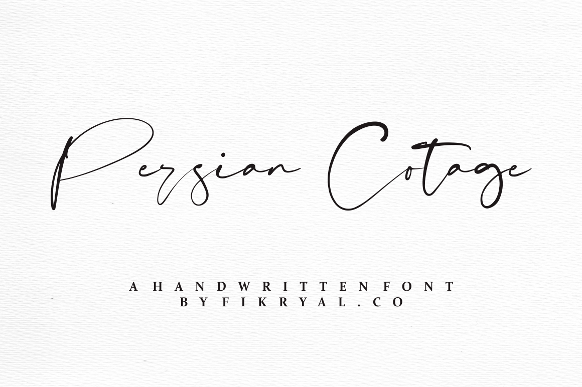 Persian Cotage font