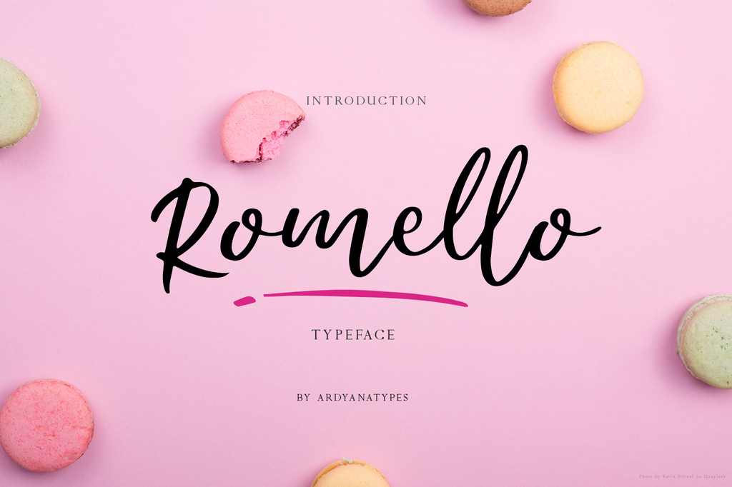 Romello Demo font