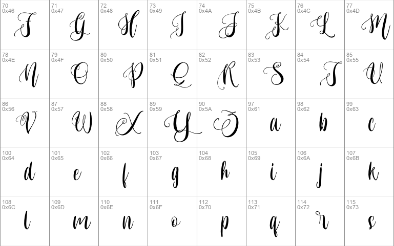 Rosemhary font