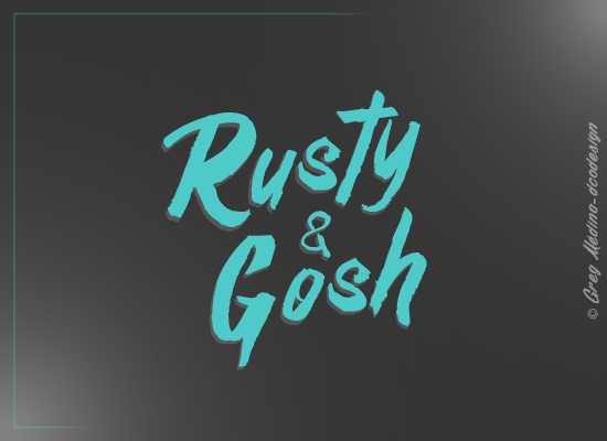 Rusty&Gosh_PersonalUseOnly font