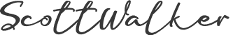 ScottWalker font