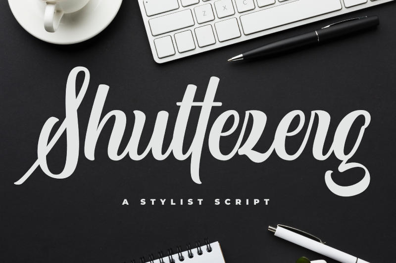 Shuttezerg Script Personal Use font