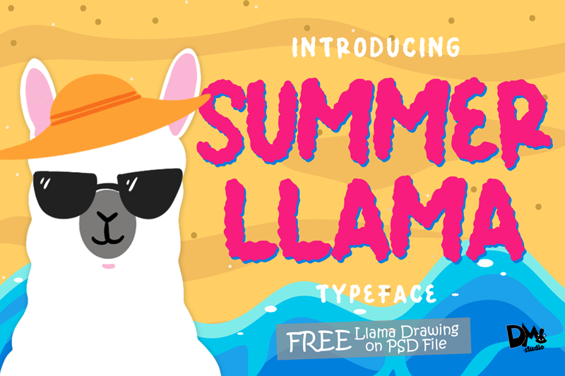 Summer Llama font