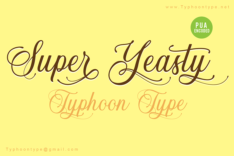 Super Yeasty - Personal Use font