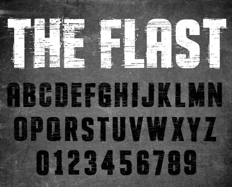 The Flast Demo font