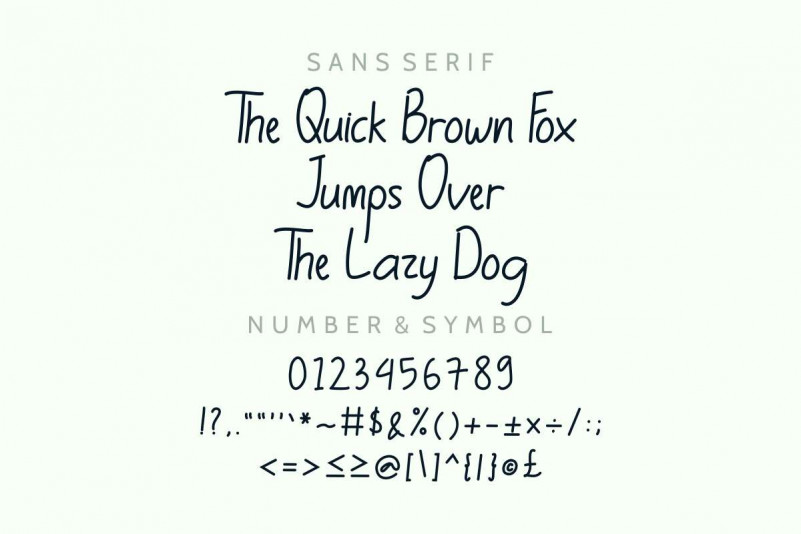 TheBillieMonlly DEMO font