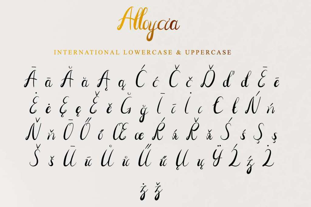 Alloycia Demo font