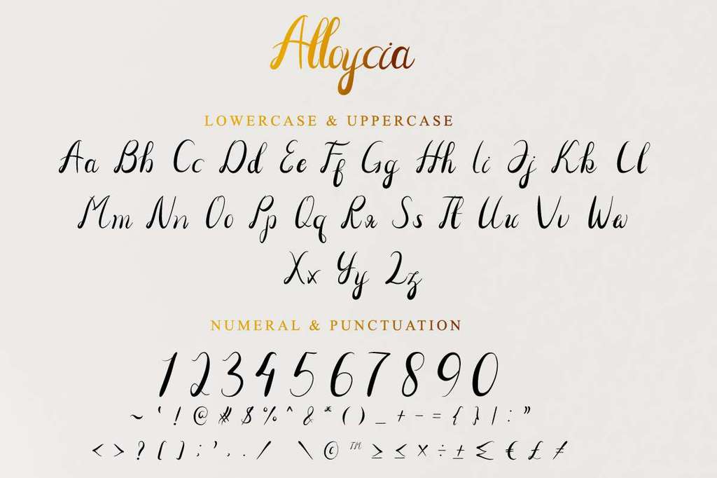 Alloycia Demo font