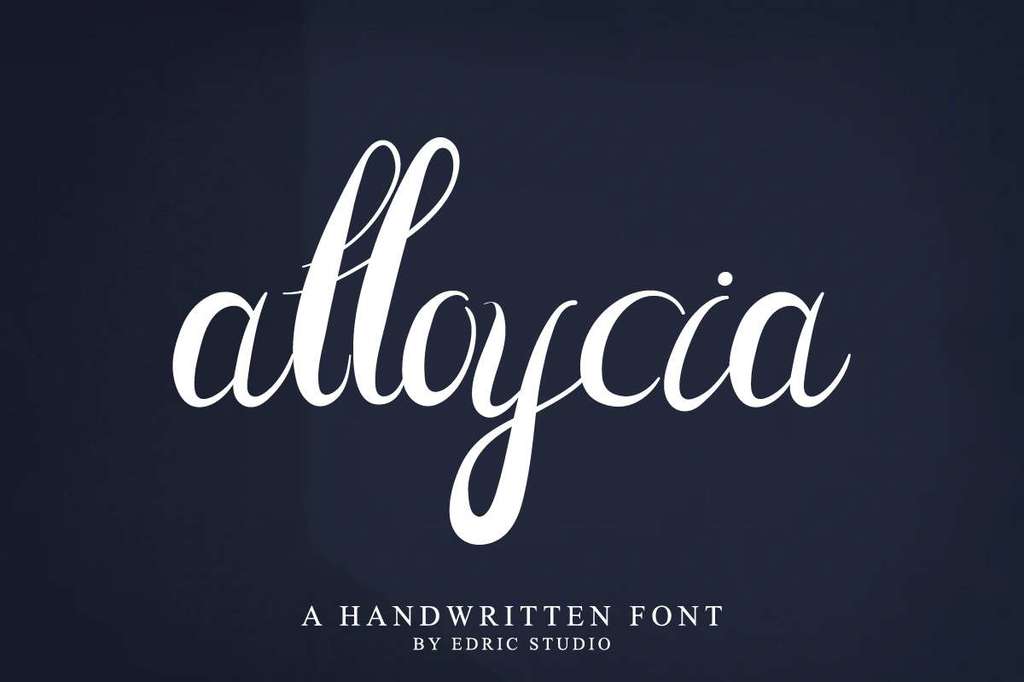 Alloycia Demo font