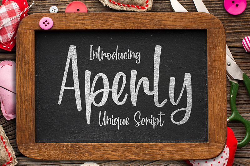 Aperly font