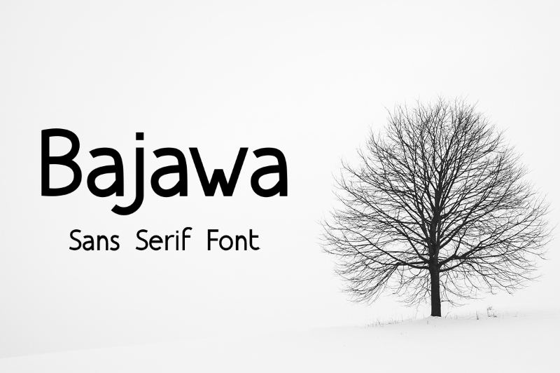 Bajawa Demo font