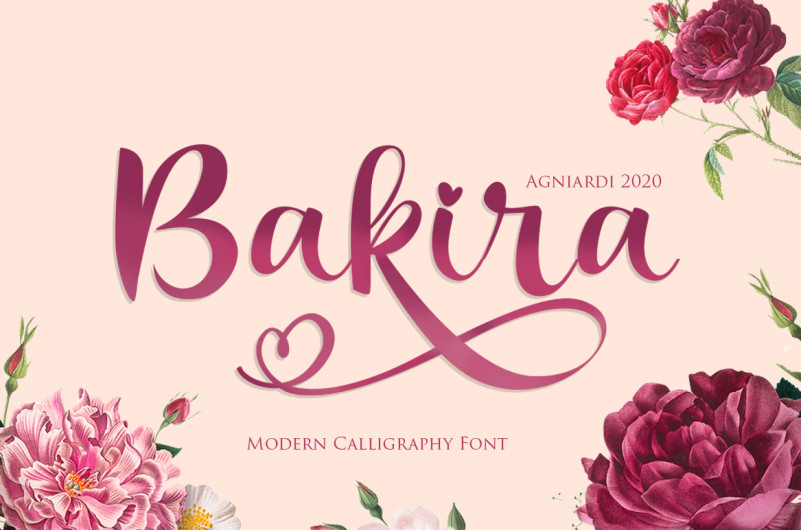 Bakira Free font