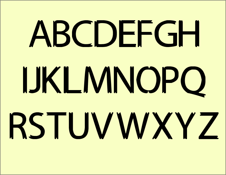 BAKON font