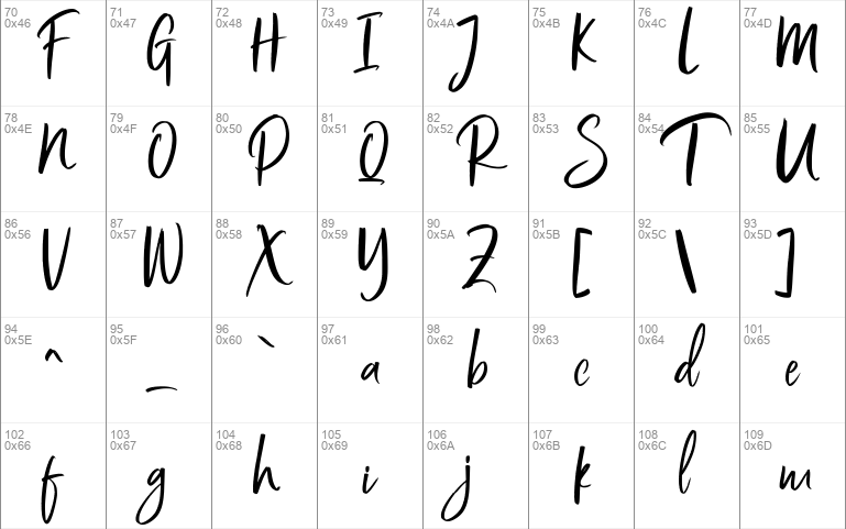 Bestania font