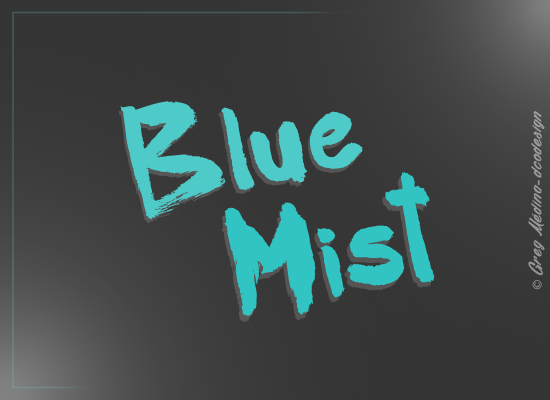 Blue Mist_PersonalUseOnly font