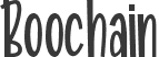 Boochain font