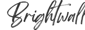 Brightwall font