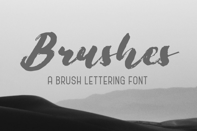 Brushes font