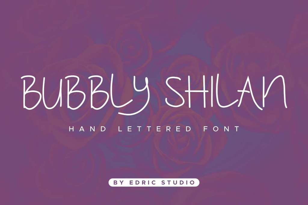 Bubbly Shilan Demo font