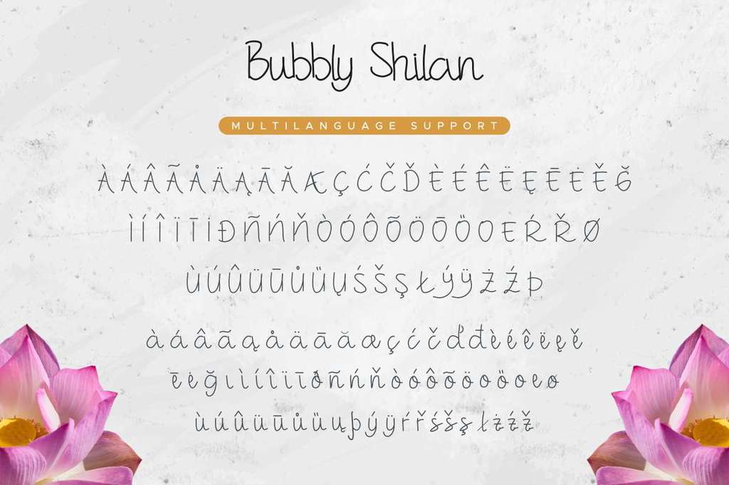 Bubbly Shilan Demo font