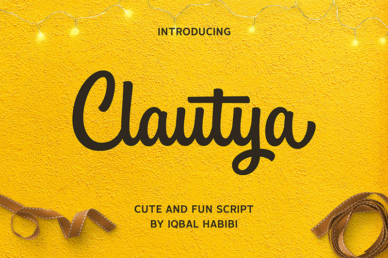 ClautyaDEMO font