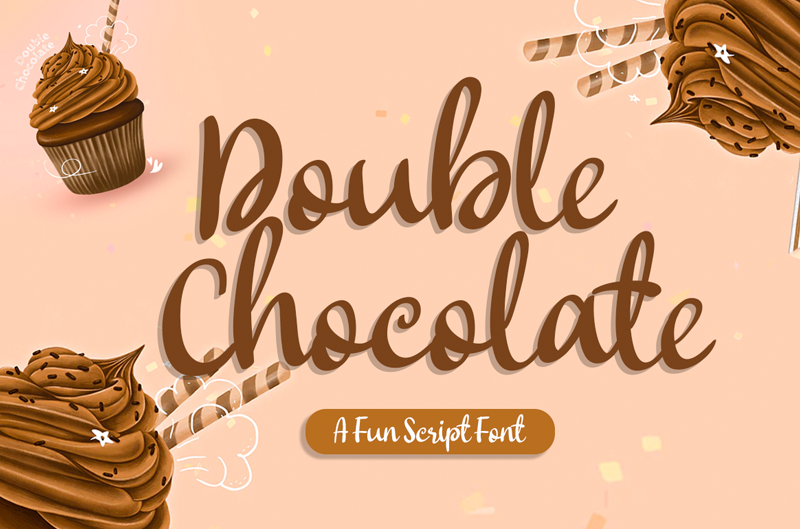 Double Chocolate font