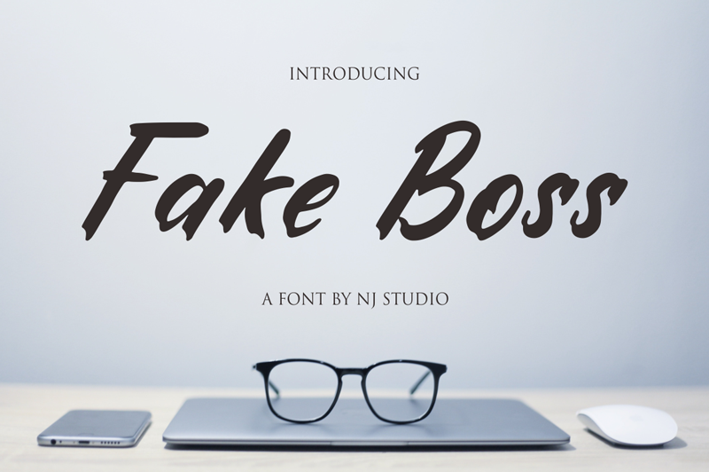 Fake Boss font