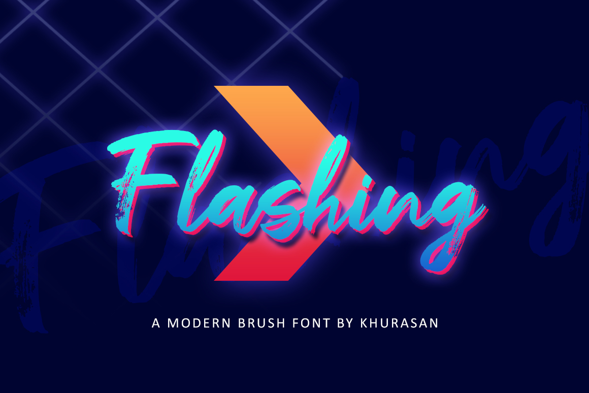 Flashing font