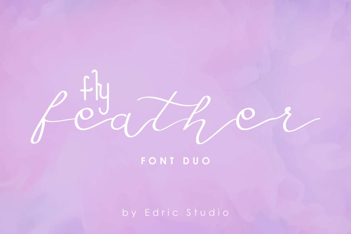 Fly Featherdemo Script font