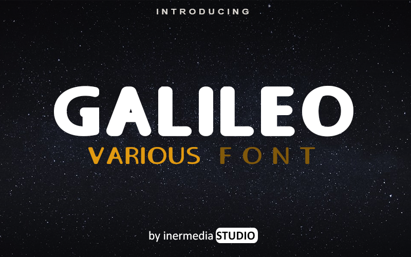 Galileo-Various font