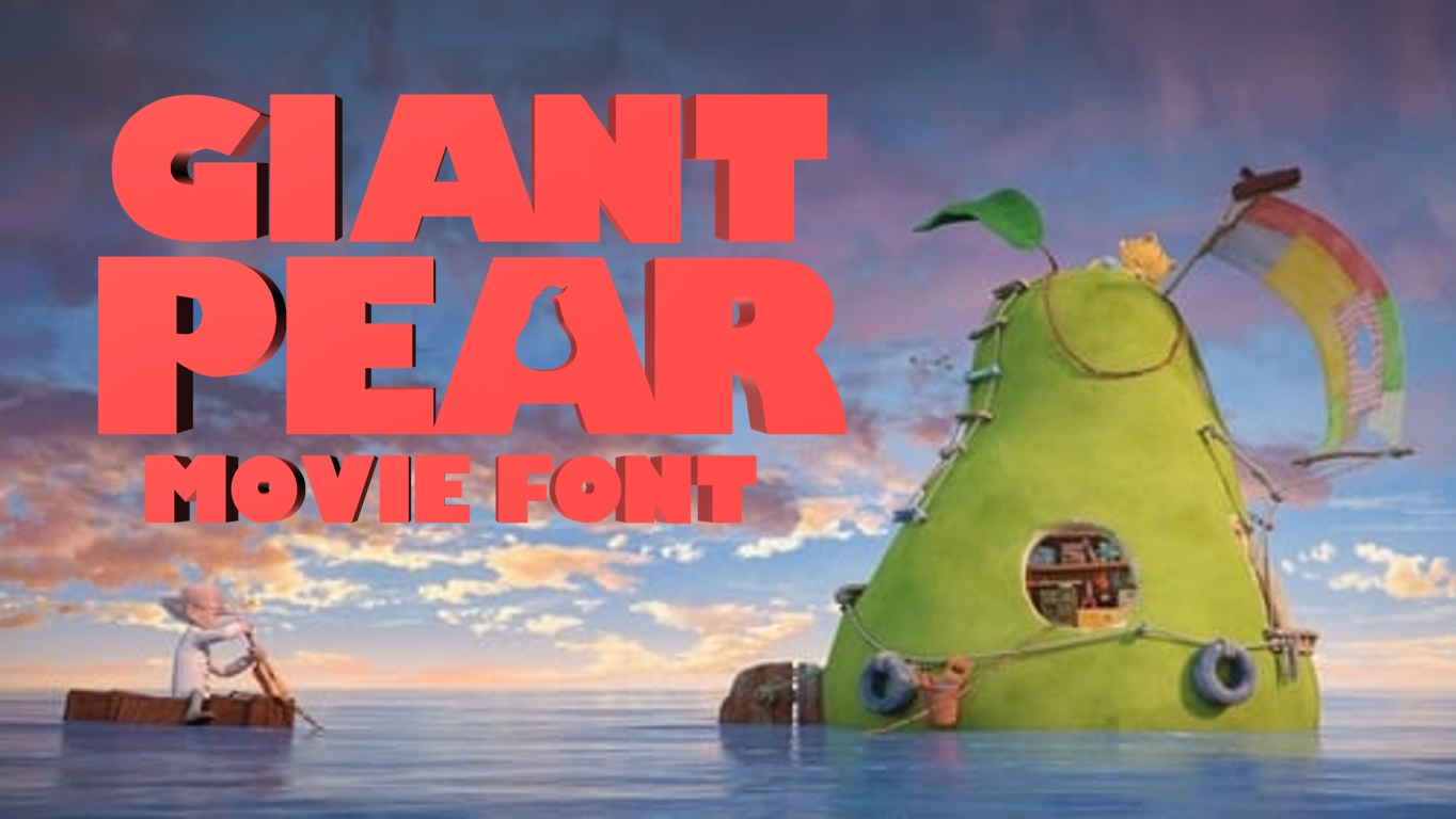 Giant Pear font