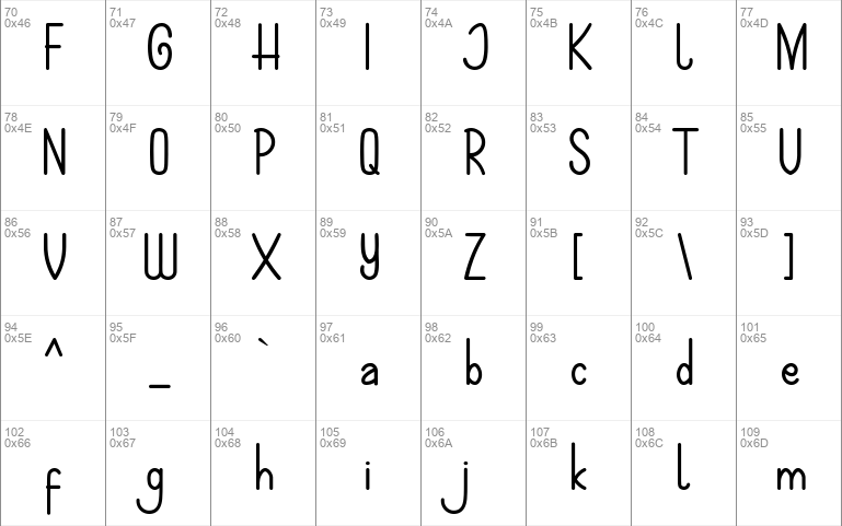 Hijaker's font