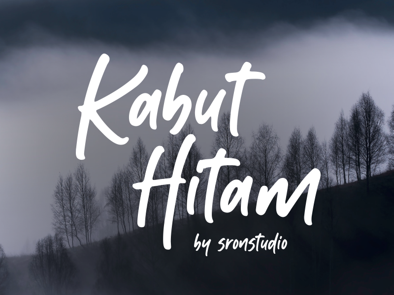 Kabut Hitam font