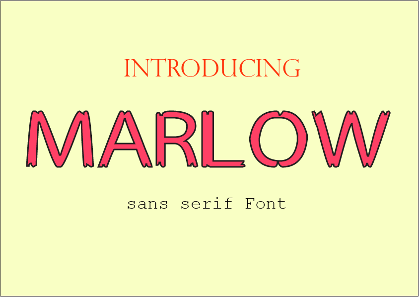 MARLOW font