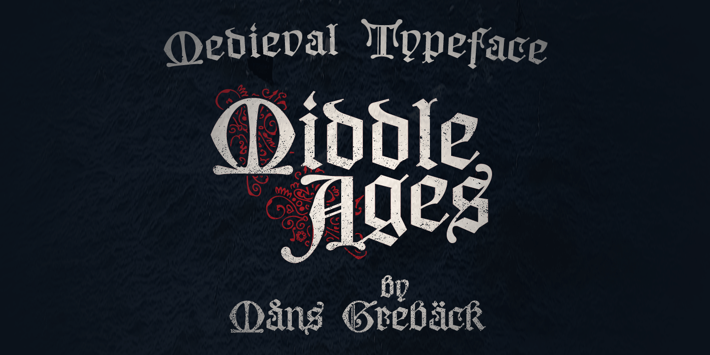 Middle Ages Deco PERSONAL USE font