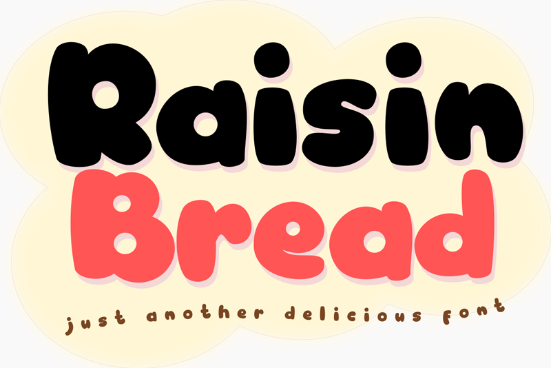 Raisin Bread font