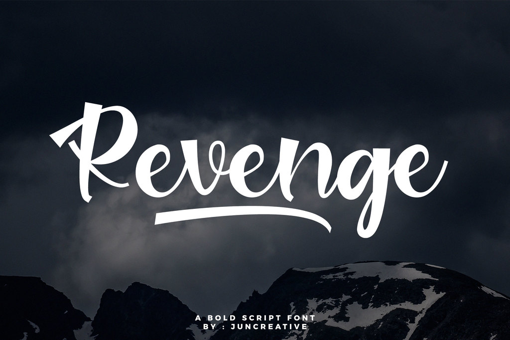 Revenge Bold font