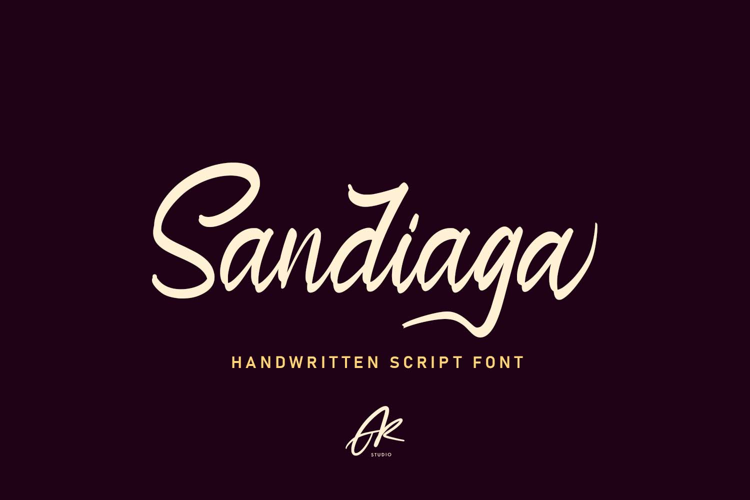 Sandiaga Free Personal Use font