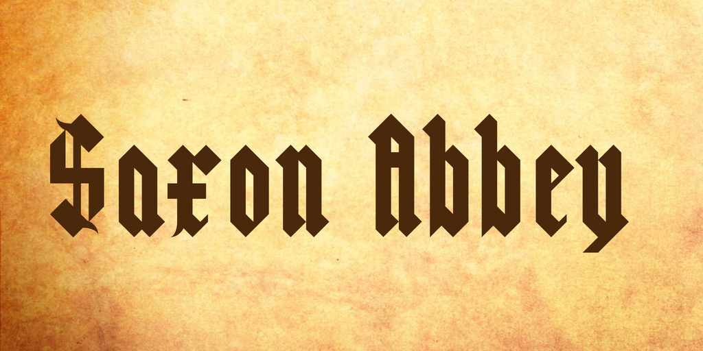 Saxon Abbey font