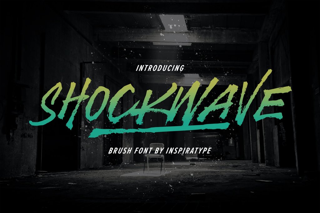 SHOCKWAVE FREE font