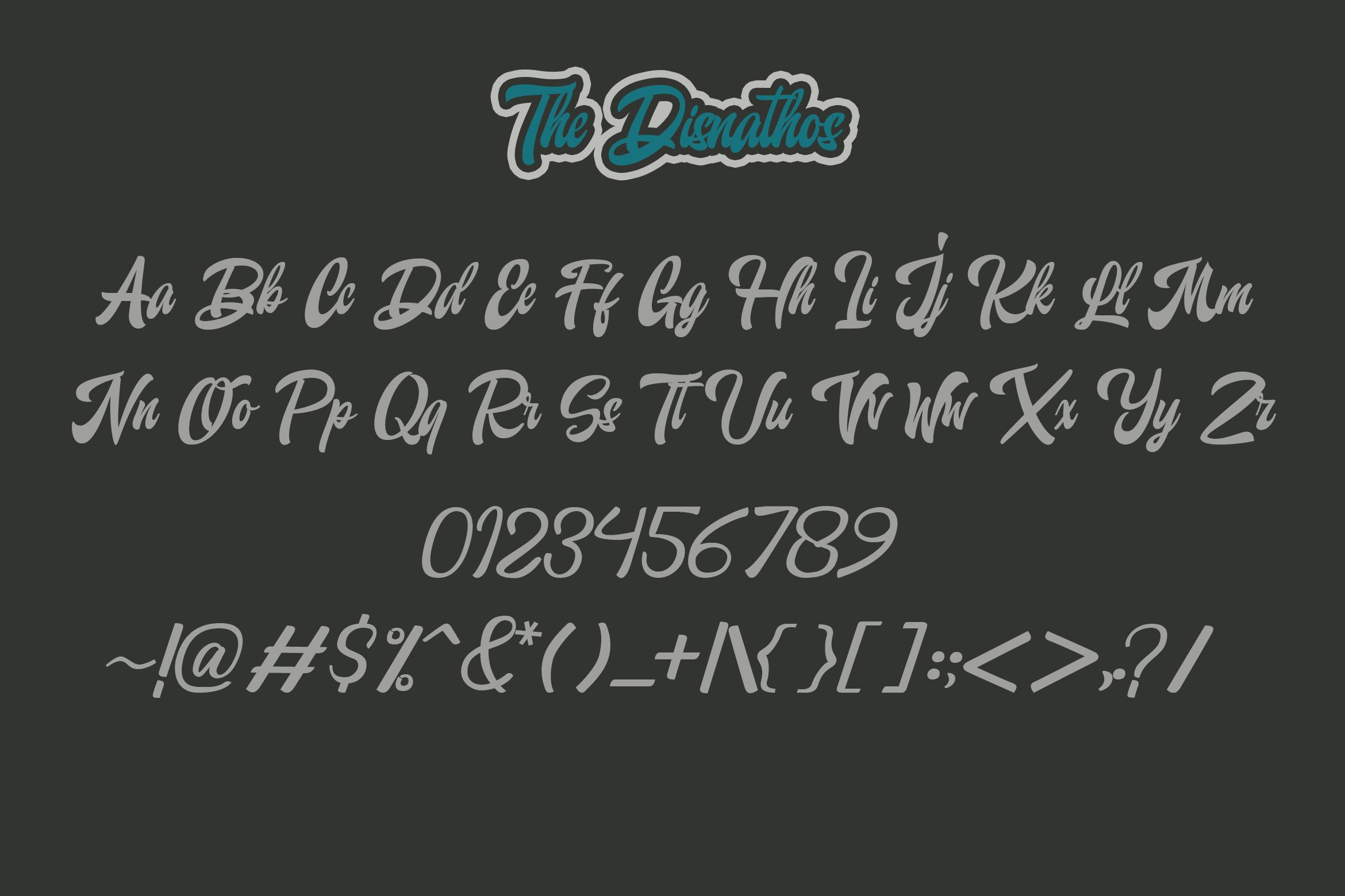 The Disnathos font